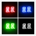 0.54 inch two digits led display orange color