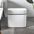 12L One Key Button Trash Can Kitchen Waste Bins Household Bathroom Toilet Waterproof Narrow Seam Garbage Bin Trash Bag Holder