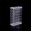 Test Tubing Rack Holder 11mm Dia School Supply Lab Equipment Plastic 24 Holes 1.5ml Clear Centrifugal Test Tube