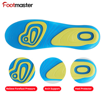 FootMaster Arch support gel Inserts for Women Men Comfort Shoe Pad Air Cushion Hiking Running plantar fascii Shoe Insole