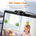 HD Webcam 1080P With Mic Rotatable PC Desktop Web Camera Cam Mini Computer Web Cam For PC Laptop Desktop Video Recording