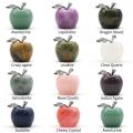 Bloodstone 1.2Inch Apple Gemstone Crafts for Home office Decoration