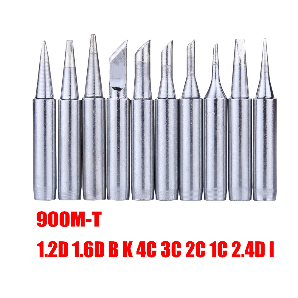 10pcs/lot 900M-T Series Soldering Tip Welding Sting Soldering Iron Tips for BGA Soldering Rework Station Repair Tools