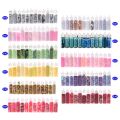 12 Bottle/Set Manicure Sequins DIY Nail Beauty Filling ToolsNails Art Glitter Powder Eyes Makeup Epoxy Resin Crafts Handmade