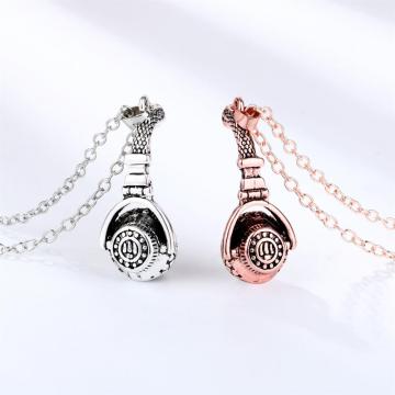 Magnet couple Headset necklace