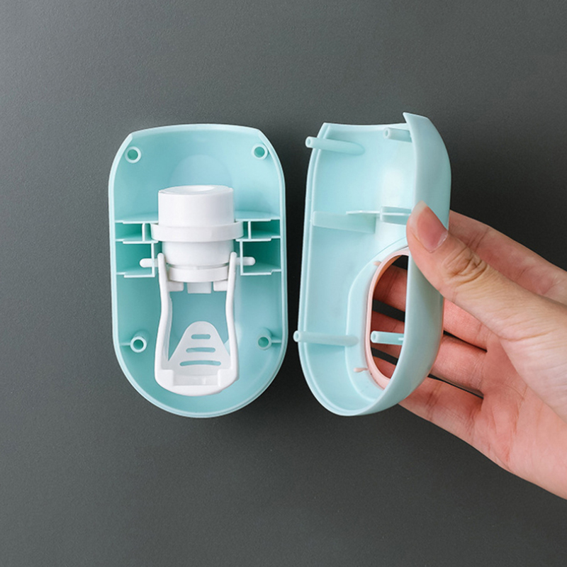 Toothpaste Storage Holders Rack self Automatic Toothpaste Squeezing Wall-mounted Rack Without Punching Bathroom Accessories HOT