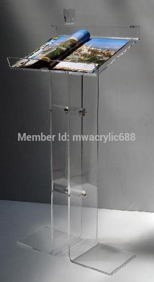 pulpit furniture Free Shipping Hot Sell Deluxe Beautiful Modern Design Cheap Clear Acrylic Lectern acrylic podium