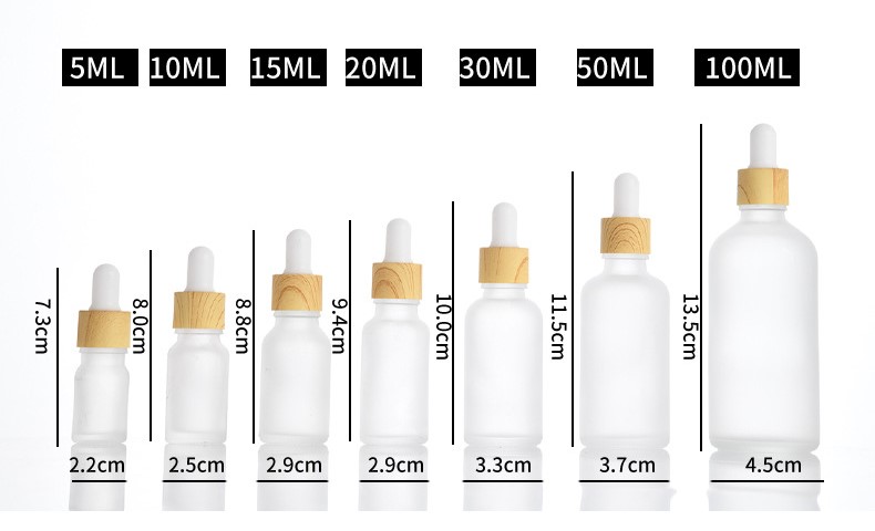 opaque glass dropper bottle