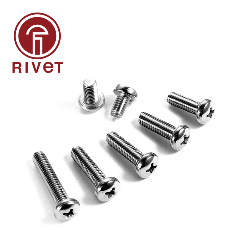 304 GB818-85 M1.6 M2 M2.5 M3 Cross Recessed Pan Head Screws Stainless Steel Machine Screw Philips Wood Screw 20/50/100 PCS