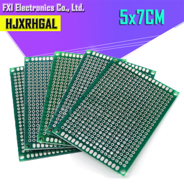 5pcs 5x7cm 5*7 Double Side Prototype PCB diy Universal Printed Circuit Board igmopnrq