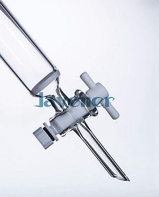 Column Diameter 40mm Column Length 200mm Lab Glass PTFE Piston Chromatography