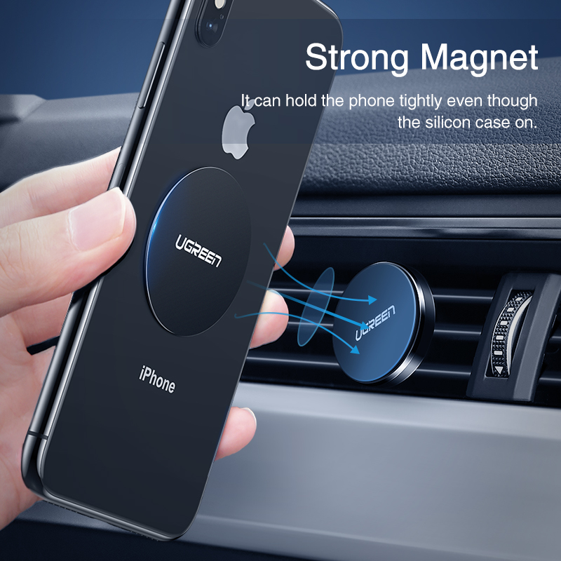 Ugreen Car Phone Holder Metal Plate Disk For Magnetic Car Phone Holder iRon Sheet For Magnet Mobile Phone Holder Car Stand Mount