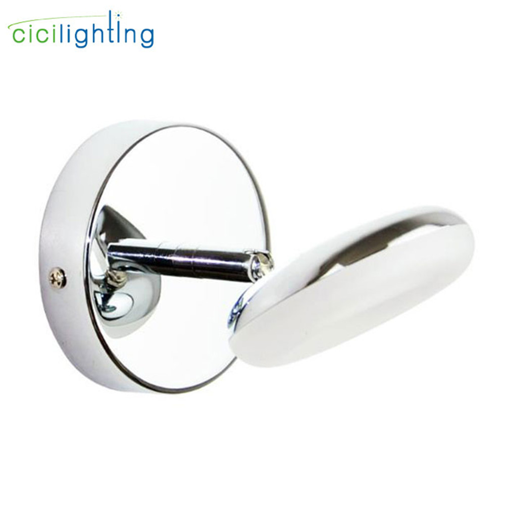 New 5W LED Vanity Lights High Quality Stainless Steel Adjustable LED Bathroom Mirror Front Lamp Vanity Toilet Wall Light