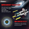 TXVSO8 Car H7 LED Headlight Bulbs 2Pcs M7 Super Bright Car H7 Led Bulb 6000k CANBUS Auto Bulb 110W 26000LM Automobiles Headlight
