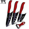 XYj Ceramic Kitchen Cooking Knife Accessories Paring Utility Slicing Knife + Peeler Kitchen Knives Cooking Tools Accessories