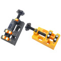 2Pc Miniature Clamp Table Bench Vise Tool Vise Multi-Functional Table Vice Carving Bench Clamp Drill Press Flat Vice