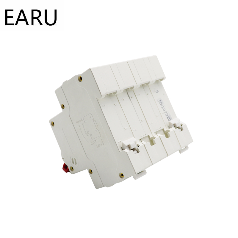 DC 1000V 4P Solar Mini Circuit Breaker Overload Protection Switch 6A 10A 16A 20A 25A 32A 40A 50A 63A Photovoltaic PV System MCB