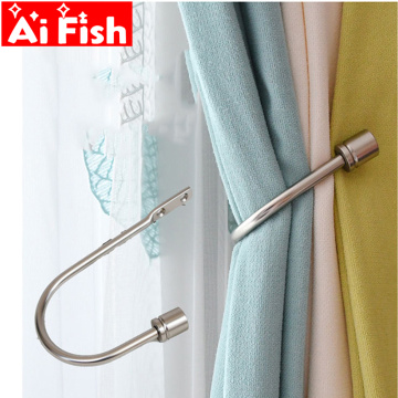 Metal Curtain Tieback High Quality Zinc Alloy Curtain Hook Straps Wall Hook Curtain Tieback Home Decorative Accessories MY440#30