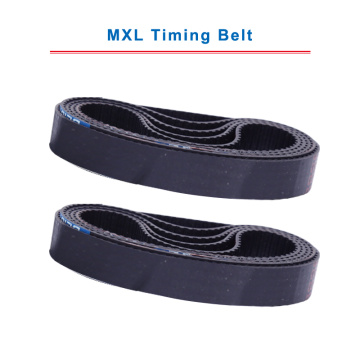 2 pcs MXL Timing Belt model-21.6/24/24.8/25.6/32/34/36/37.6/38.4/40MXL Transmission Belt Width 6/10 mm For MXL Timing Pulley
