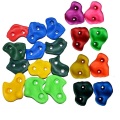 15Pcs/Set Kids Climbing Rock Wall Stones With Screws Assorted Color For Kids Rock Climbing Wall Stones Hand Feet Holds Grip Kits