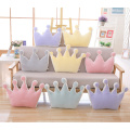 Baby Crown Pillow 100% Cotton Cushion Kids Troddler Creative Decoration Plus Infant Bedding Pillows Baby Sofa Bed Pillow Gift