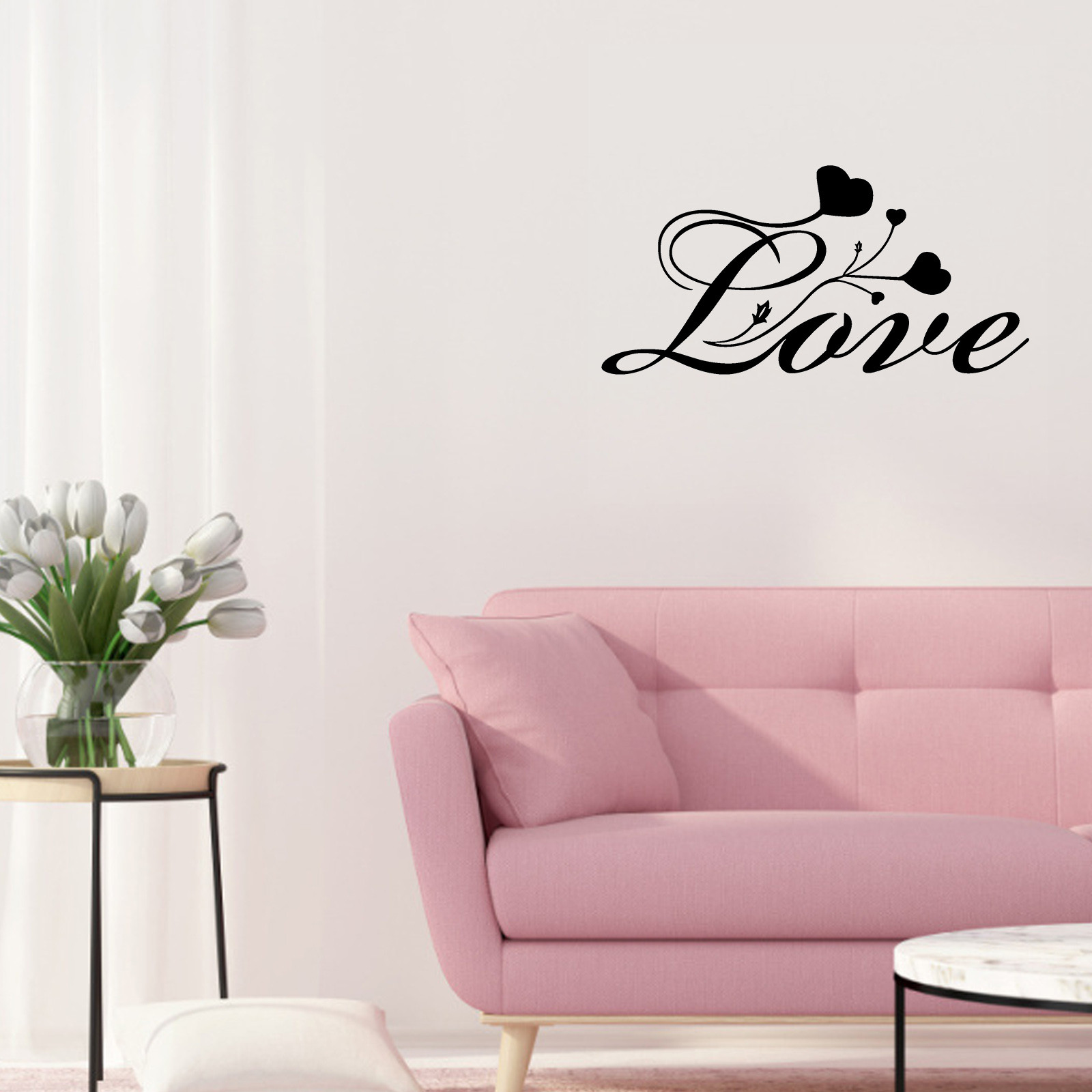 Kitchen Wall Sticker Home Decor Valentine's Day Decals Stickers for House Decoration Accessories Mural Wallpaper Poster D11