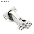 NAIERDI 45 Degree Corner Fold Cabinet Door Hinges 45 Angle Hinge Hardware For Home Kitchen Bathroom Cupboard With Screws