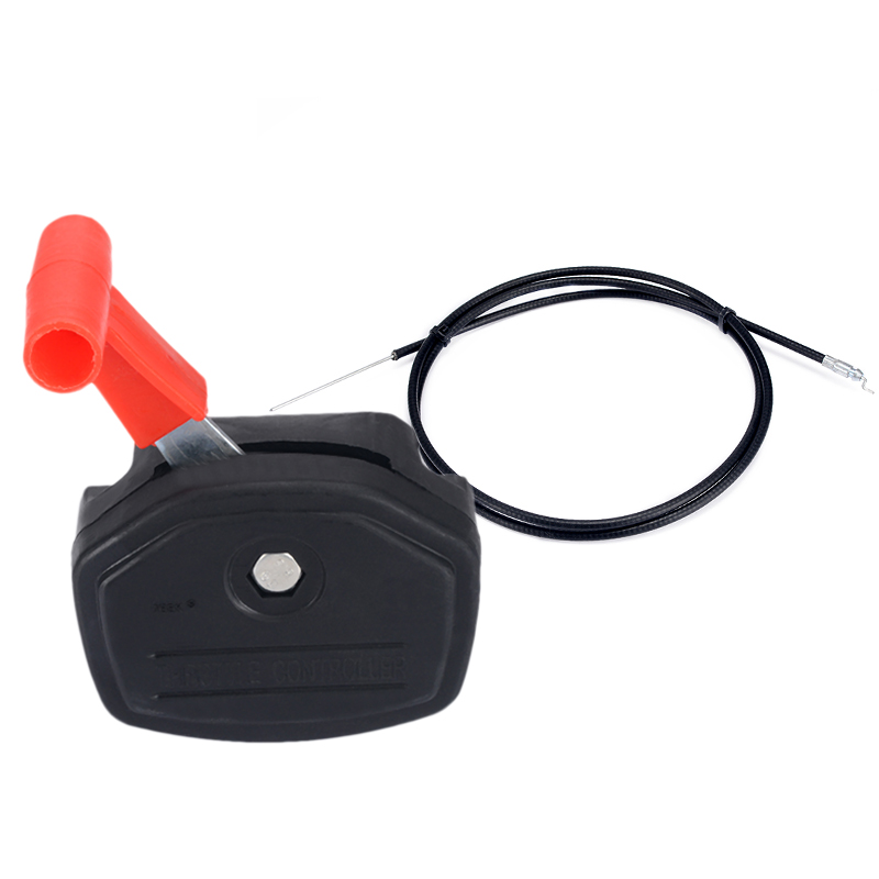 56 Inch Lawn Mower Throttle Cable Switch Plastic Alloy Lever Control Handle Kit for Lawnmower Garden Tools