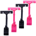 4pcs POP Adjustable Plastic Clip-on Style Merchandise Sign Display Clip Holder