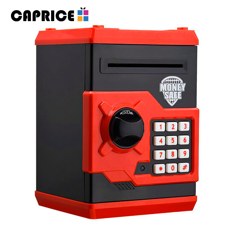 Electronic Piggy Bank Safe Box Money Boxes for Children Digital Coins Cash Saving Safe Deposit Mini ATM Machine Kid Gift ATM-ZH