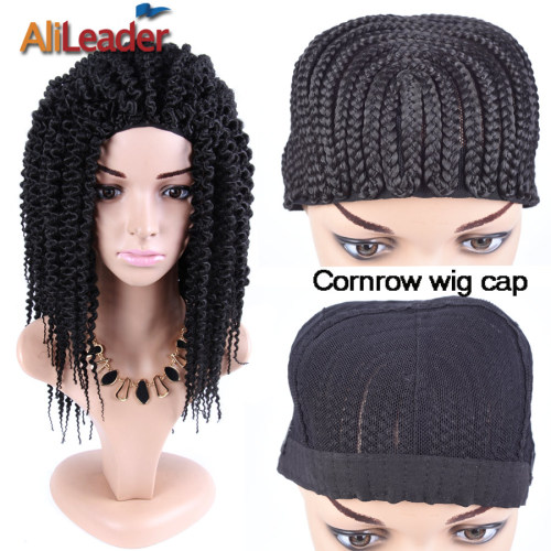 Black Adjustable Cornrow Wig Cap For Making Wig Supplier, Supply Various Black Adjustable Cornrow Wig Cap For Making Wig of High Quality