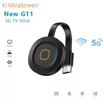 MiraScreen G11 5G WiFi HDMI Receiver miracast DLNA AIRPLAY WiFi receiver Display Miracast morring dongle 5G TV stick