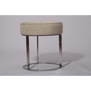 Frank stool in solid stainless steel