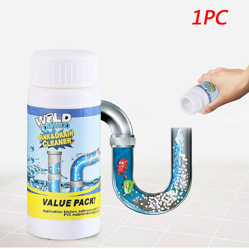 Kitchen Sewer Pipe Drain Cleaners Powder Wild Brush Clogging Sewer Dredging Dredge Agent Power Powerful Sink Drain Cleaner TSLM1