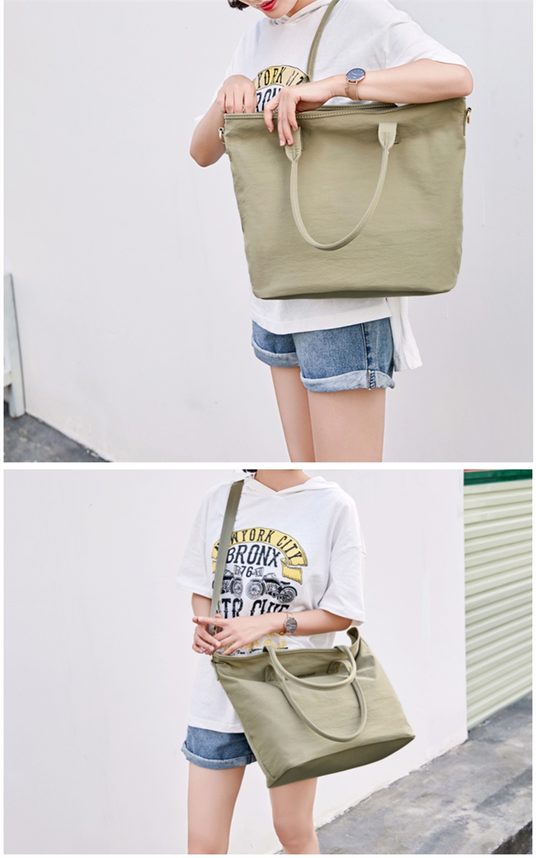 Washed Nylon Handbag Washed Nylon Handbag