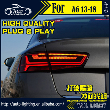 AKD Car Styling Tail Lamp for Audi A6 Tail Lights 2012-2016 A6L C7 LED Tail Light Signal LED DRL Stop Rear Lamp Accessories