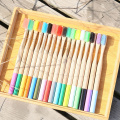 Bamboo Toothbrush 20pcs Personal Health Environmental Toothbrush Bambu Toothbrushes Hotel Travel Mixed Color Dental Care Tools