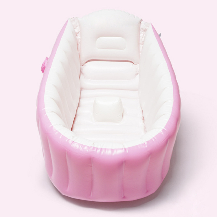 Amazon Portable Indoor Folding Tub Inflatable Baby Bathtub 4