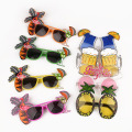 Beach Party Novelty Fruit Pineapple Sunglasses Flamingo Party Decoration Hawaiian Funny Glasses Eyewear Hen Party Supplies