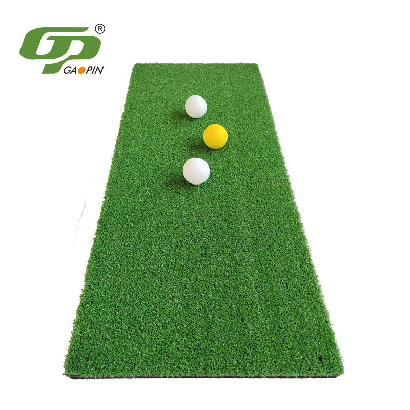 Customize Nylon Green Grass Mat Golf Hitting Turf Mini Golf Mat Golf Fairway Mat for Indoor Outdoor2