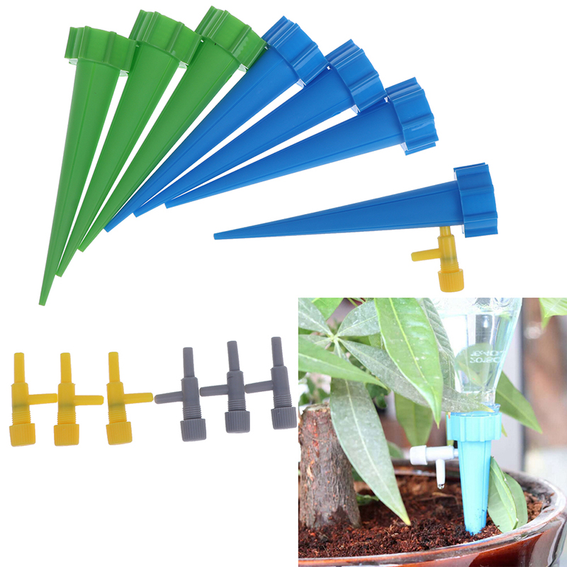 DIY Automatic Drip Water Spikes Taper Watering Plants Automatic Houseplant Watering 1pcs Drip Irrigation System Plant Waterers