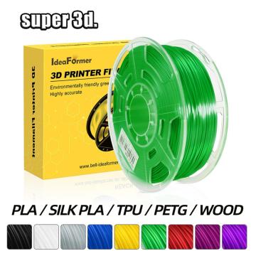 3D Printer Filament PLA/PETG/TPU /WOOD/Silk PLA/ABS /pla plus 0.8/1KG 1.75mm 343 m 3D plastic material pen Overseas Warehouse