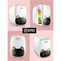 6L Mini Home & Car Dual-Use Cartoon Refrigerators Low Noise Car Refrigerators Freezer Cooling Heating Box Fridge 12V/220V 60W