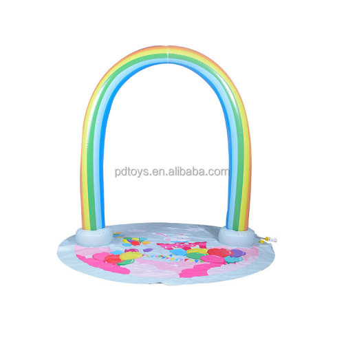 Custom Sprinkler Inflatable Rainbow Arch Toy Sprinkler for Sale, Offer Custom Sprinkler Inflatable Rainbow Arch Toy Sprinkler