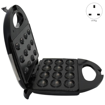 Household Electric Walnut Cake Maker Breakfast Machine Iron Toaster Baking Breakfast Oven UK Plug