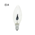 E14 E27 LED Edison Bulb 3W 220V Flame Fire Lighting Lampara Tungsten Orange Red Vintage Flickering Effect Novel Candle Tip Lamp