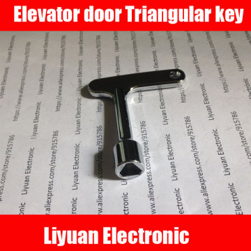 1pcs new version elevator door keys / triangular key / universal train key/Train Triangle Key