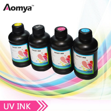 Aomya 4x250ml LED UV Ink Universal UV Ink for Epson Flatbed Printer 3D UV Printer for Epson DX5 DX3 DX6 DX7 Print Head