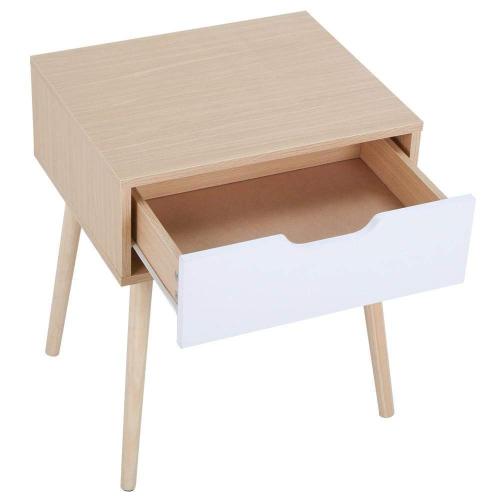 Supply Wood modern nightstand with drawers with High Quality