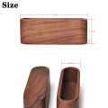 1Pc Natural Wooden Business Card Holders Note Holder Card Display Stand Desk Organizer Desktop Ornaments Office Supplies Crafts